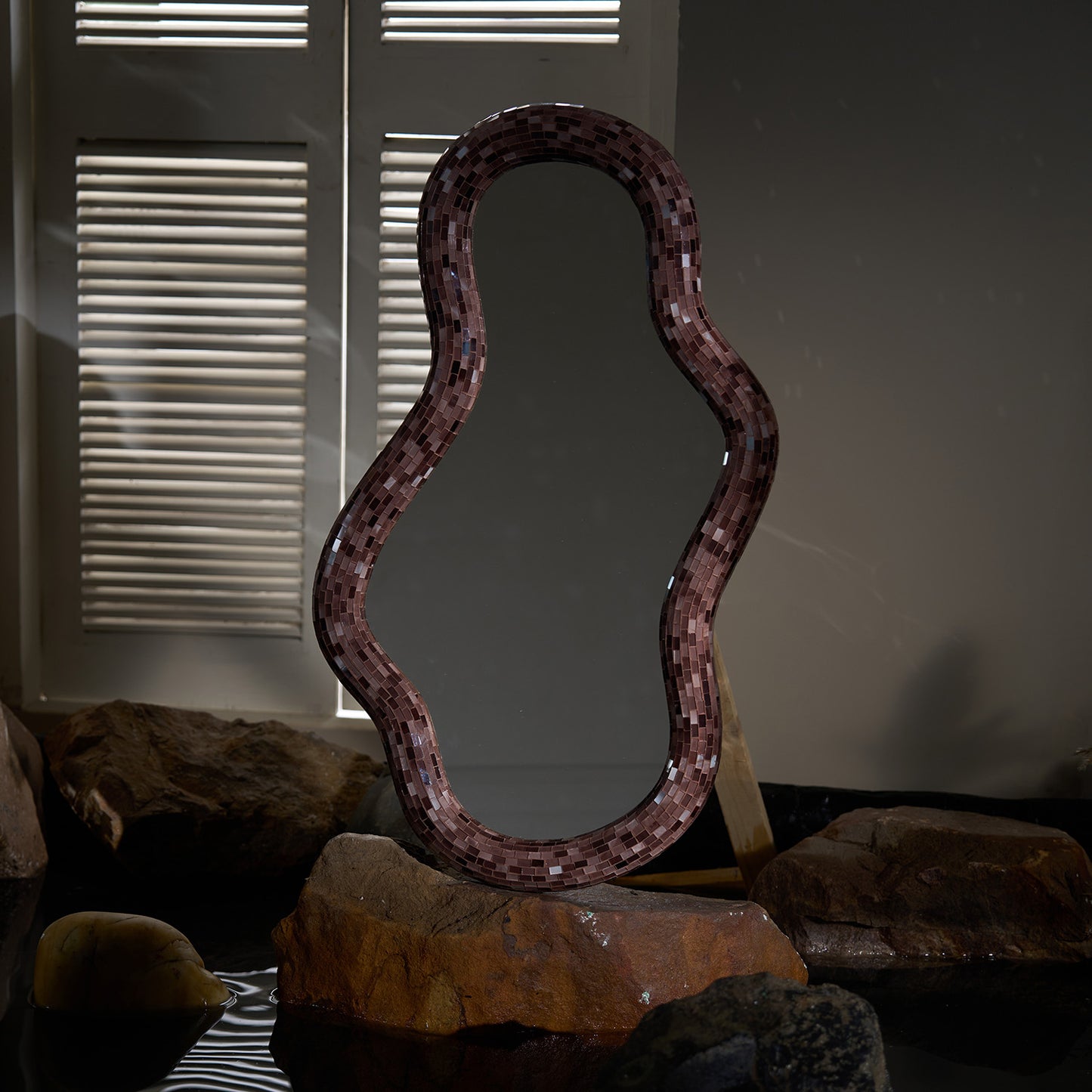 Buy Yaahvi by Nikita Bansal Reva Mirror One - Contemporary & Handcrafted Wall Decor Online India