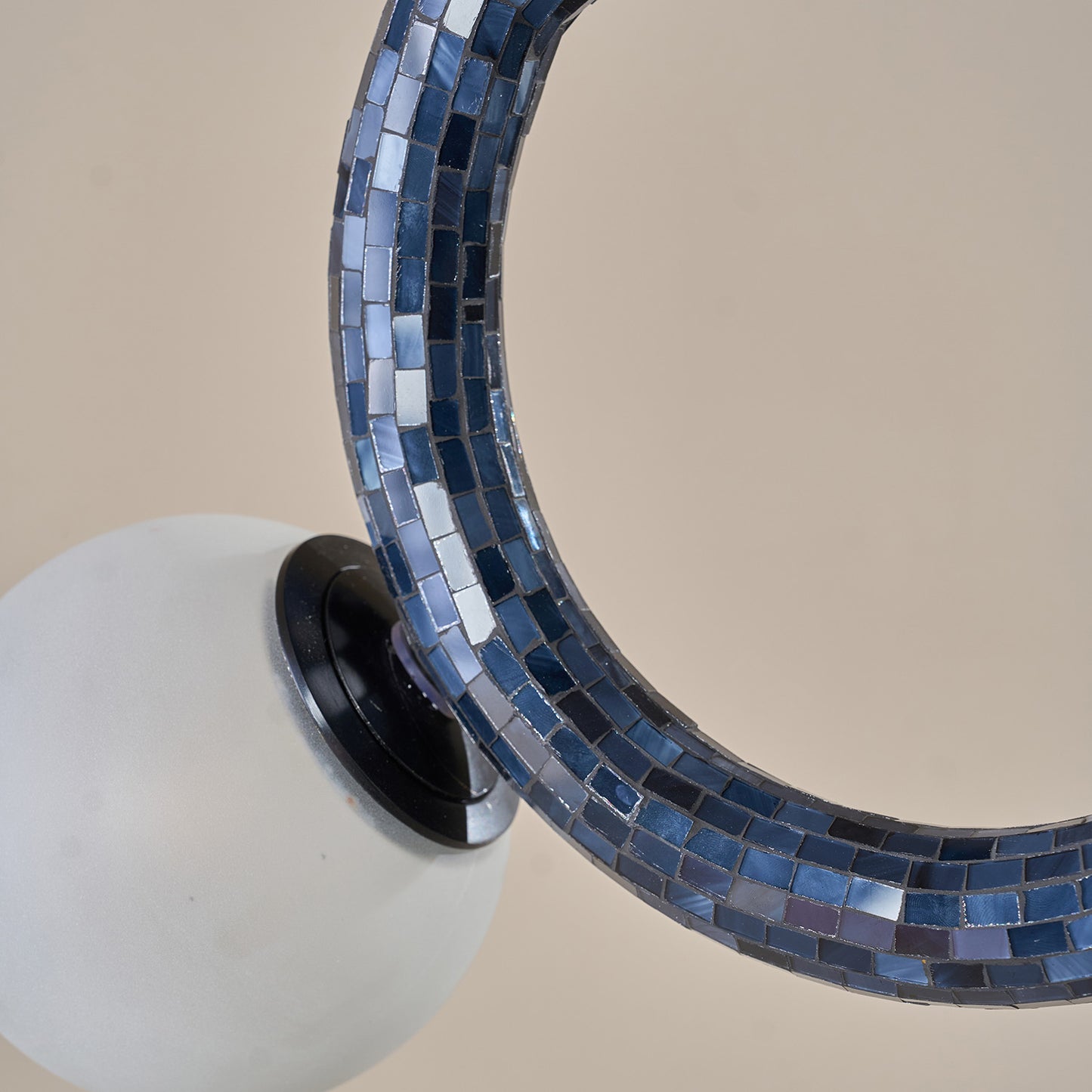 Buy Yaahvi by Nikita Bansal Reva Small Ring Hanging Lamp - Contemporary & Handcrafted Hanging Lamps Online India