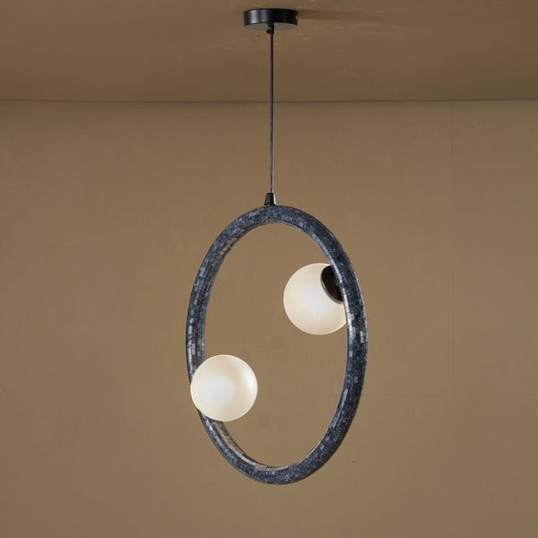 Reva Large Ring Hanging Lamp
