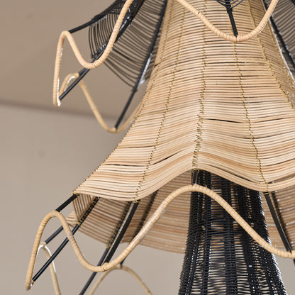 Buy Yaahvi by Nikita Bansal Lehar Cluster of 3 Hanging Lamp - Contemporary & Handcrafted Hanging Lamps Online India