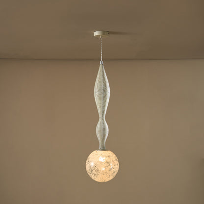 Buy Yaahvi by Nikita Bansal Dawn Small White Hanging Lamp - Contemporary & Handcrafted Hanging Lamps Online India