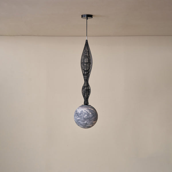 Dawn Small Black Hanging Lamp