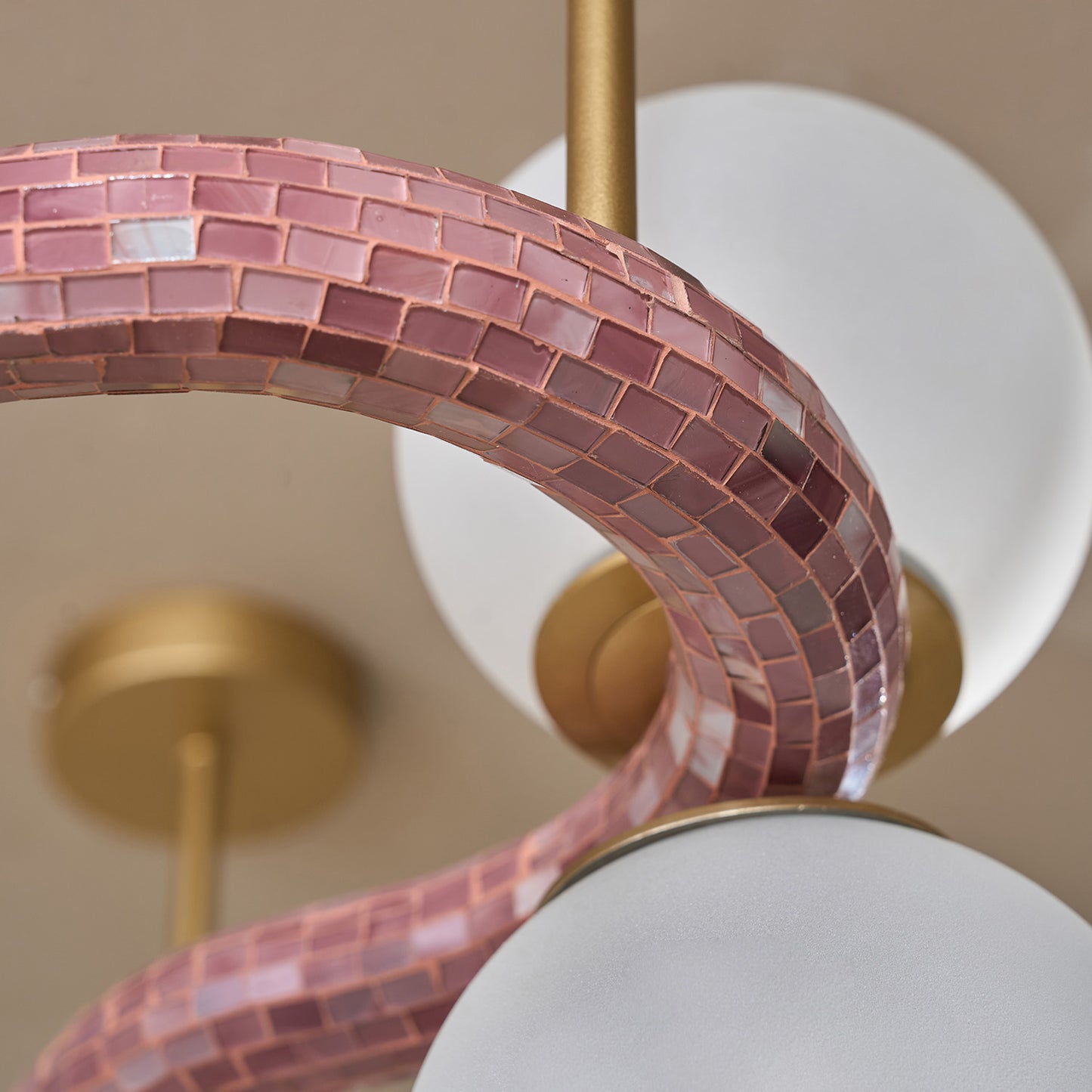 Buy Yaahvi by Nikita Bansal Reva Three Loop Chandelier - Contemporary & Handcrafted Chandelier Online India