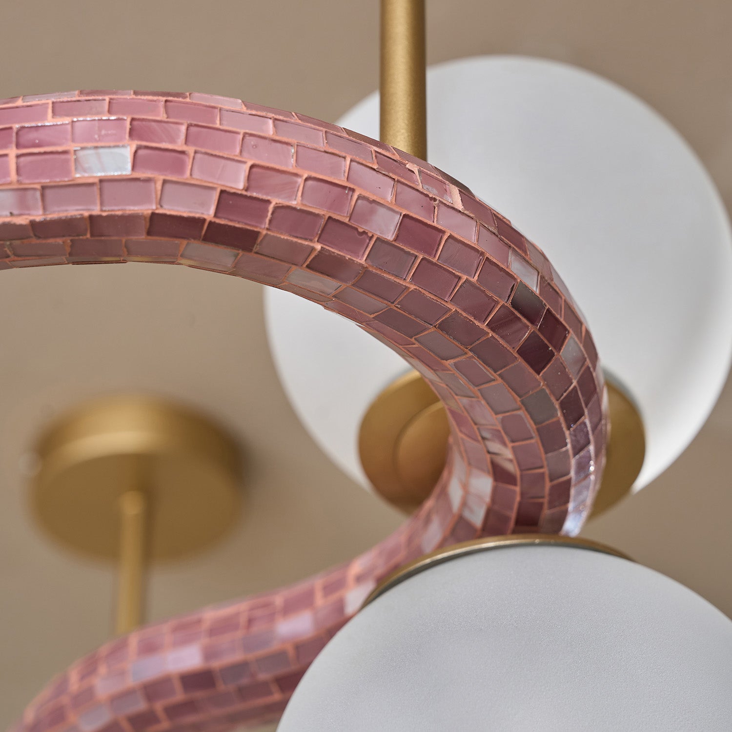 Buy Yaahvi by Nikita Bansal Reva Three Loop Chandelier - Contemporary & Handcrafted Chandelier Online India