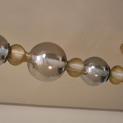Buy Yaahvi by Nikita Bansal Dawn Gold Horizontal Chandelier - Contemporary & Handcrafted Chandelier Online India