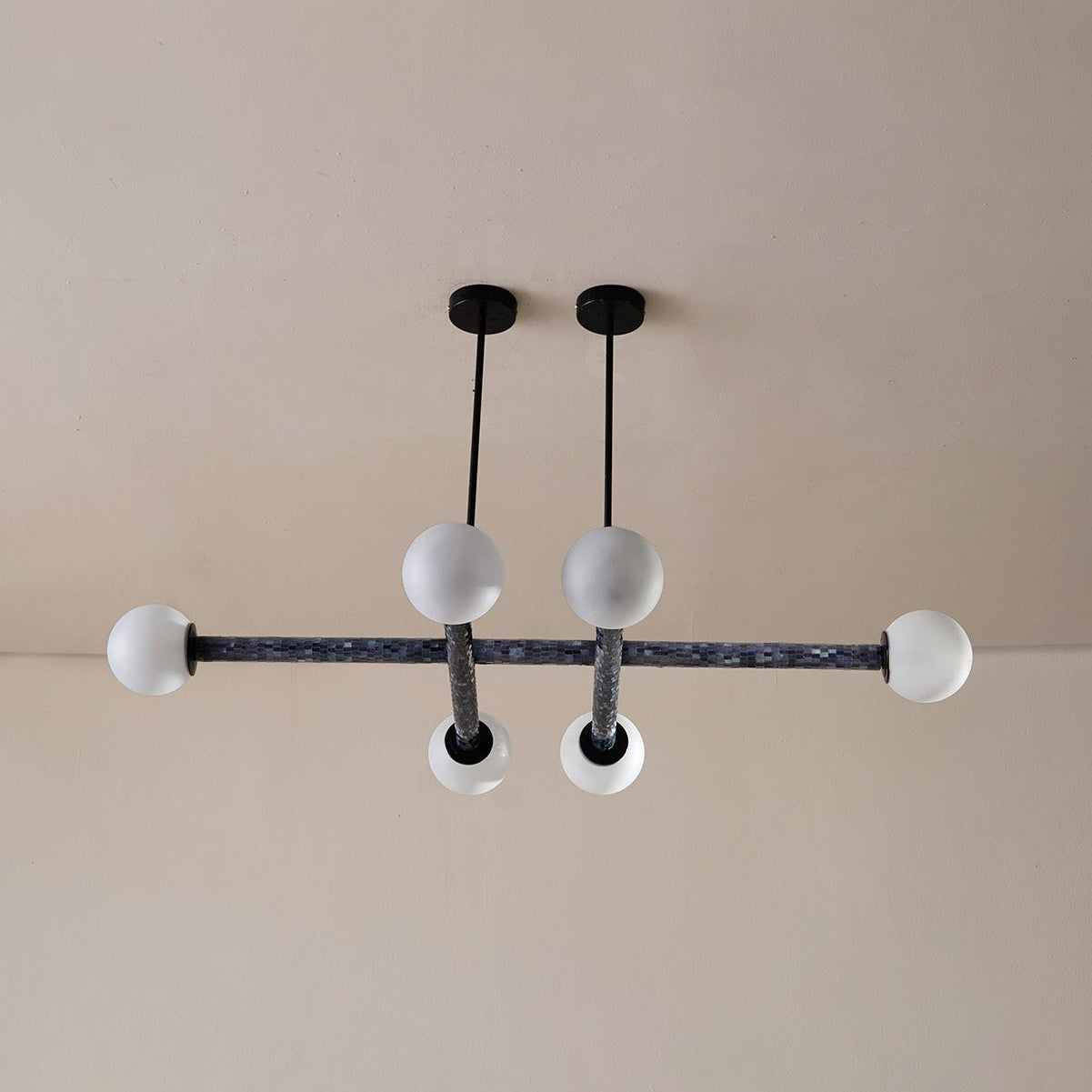 Buy Yaahvi by Nikita Bansal Reva Stick Chandelier Cluster of 3 - Contemporary & Handcrafted Chandelier Online India