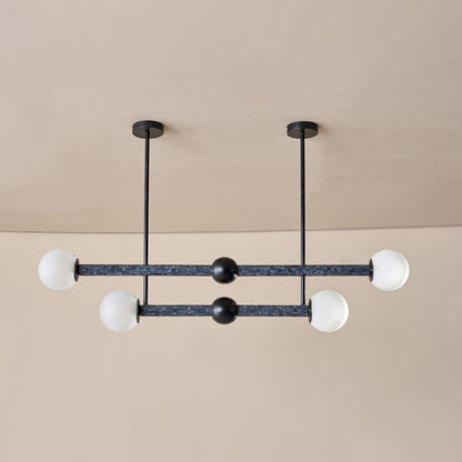 Buy Yaahvi by Nikita Bansal Reva Stick Chandelier Cluster of 2 - Contemporary & Handcrafted Chandelier Online India