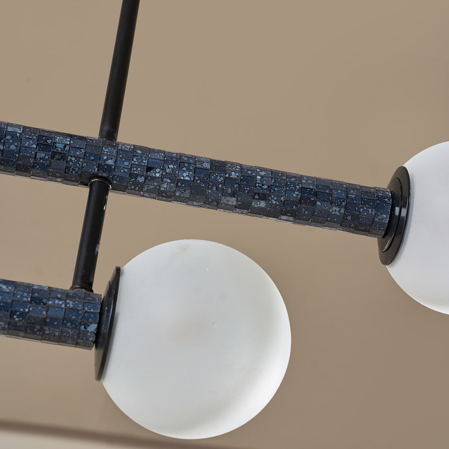 Buy Yaahvi by Nikita Bansal Reva Stick Chandelier Cluster of 2 - Contemporary & Handcrafted Chandelier Online India