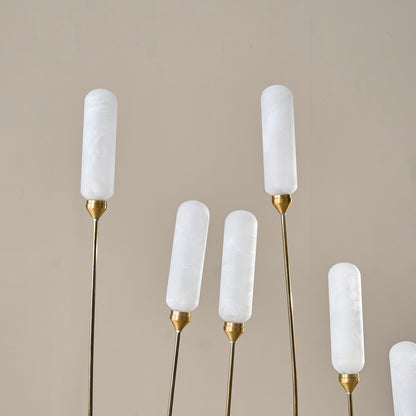 Buy Yaahvi by Nikita Bansal Kinara Outdoor Floor Lamp Gold and White - Contemporary & Handcrafted Floor Lamps Online India