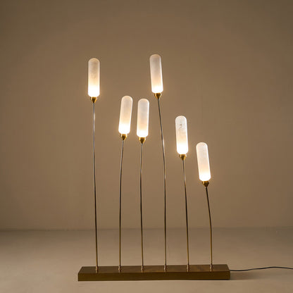 Buy Yaahvi by Nikita Bansal Kinara Outdoor Floor Lamp Gold and White - Contemporary & Handcrafted Floor Lamps Online India