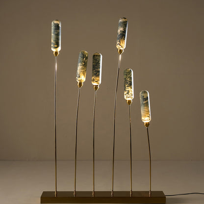 Buy Yaahvi by Nikita Bansal Kinara Outdoor Floor Lamp Gold and Green - Contemporary & Handcrafted Floor Lamps Online India