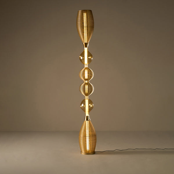 Notto Gold Column Floor Lamp