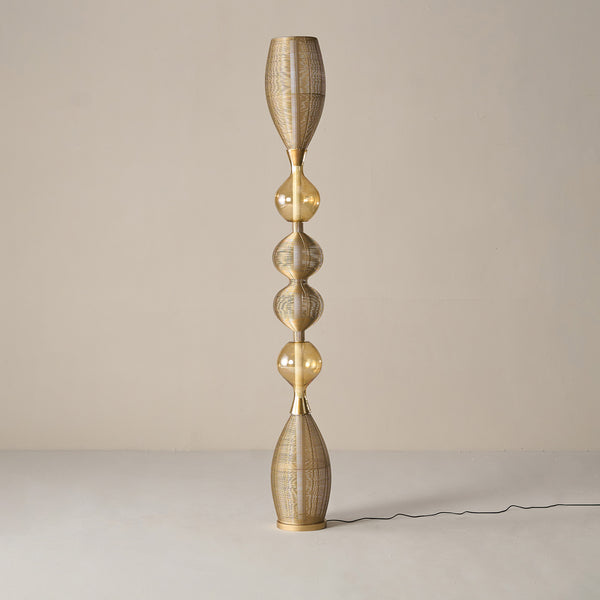 Notto Gold Column Floor Lamp