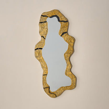 Buy Yaahvi by Nikita Bansal Kinara Mirror Large - Contemporary & Handcrafted Wall Decor Online India