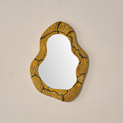 Buy Yaahvi by Nikita Bansal Kinara Mirror Medium - Contemporary & Handcrafted Wall Decor Online India