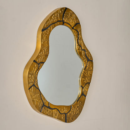 Buy Yaahvi by Nikita Bansal Kinara Mirror Medium - Contemporary & Handcrafted Wall Decor Online India