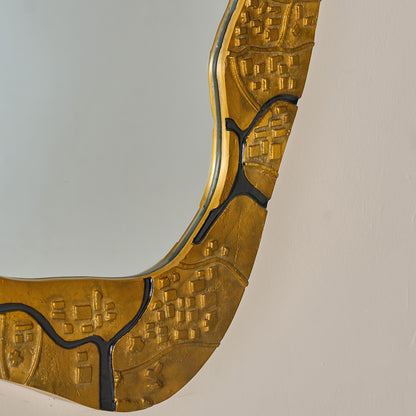 Buy Yaahvi by Nikita Bansal Kinara Mirror Medium - Contemporary & Handcrafted Wall Decor Online India