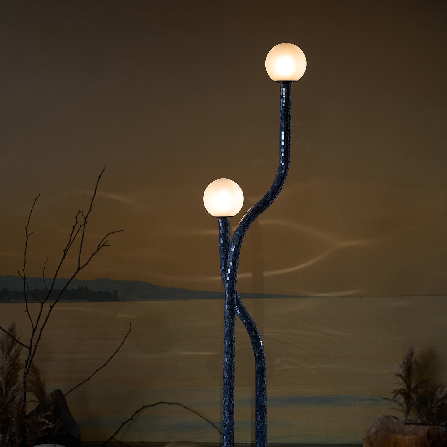 Buy Yaahvi by Nikita Bansal Reva Floor Lamp - Contemporary & Handcrafted Floor Lamps Online India