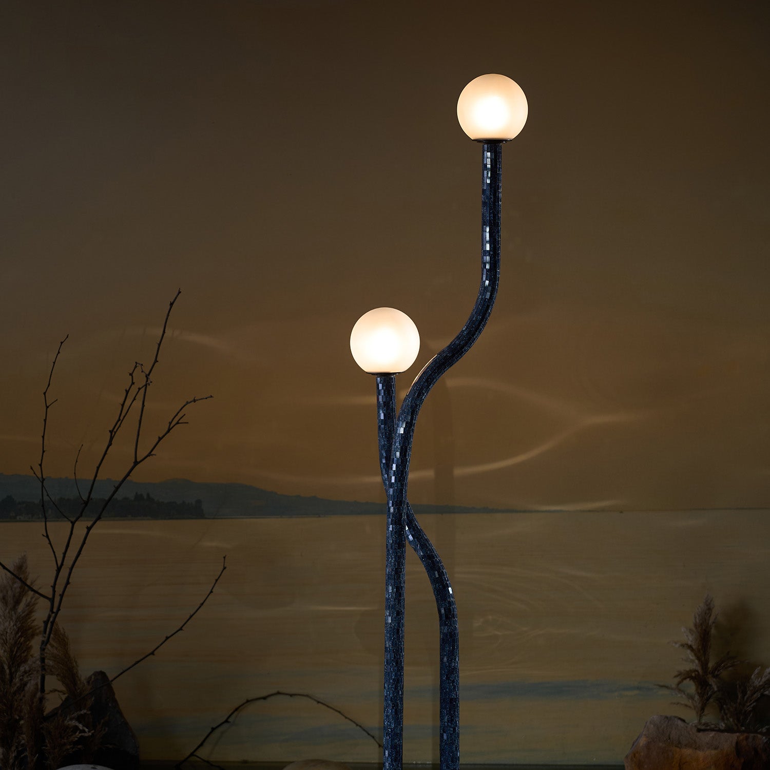 Buy Yaahvi by Nikita Bansal Reva Floor Lamp - Contemporary & Handcrafted Floor Lamps Online India