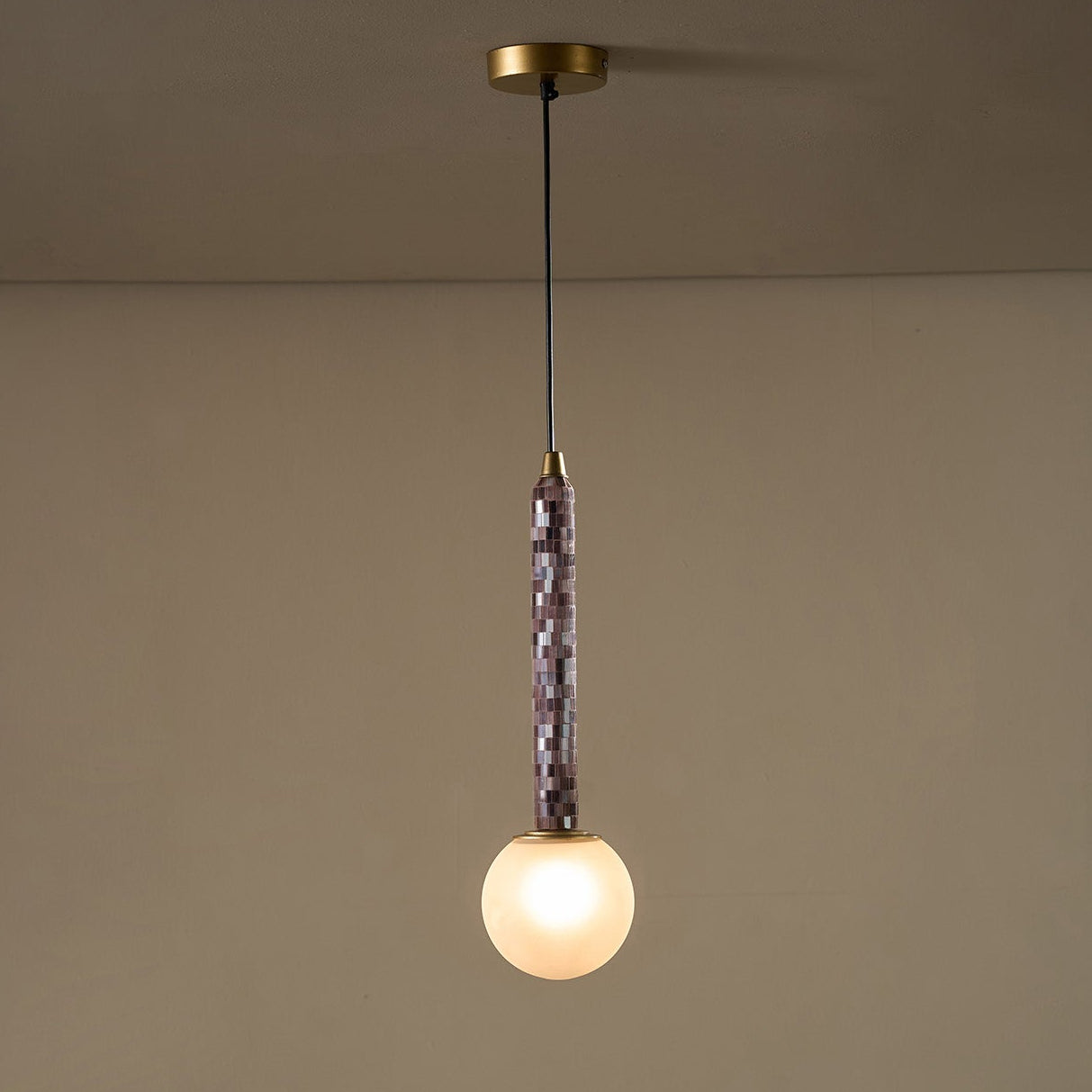 Buy Yaahvi by Nikita Bansal Reva Single Hanging Lamp - Contemporary & Handcrafted Hanging Lamps Online India