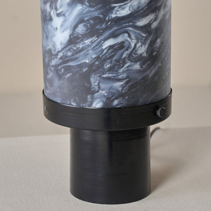 Bella Black Cylindrical Table lamp